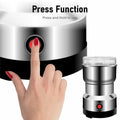 Stainless Steel Electric Coffee Grinder & Mixer