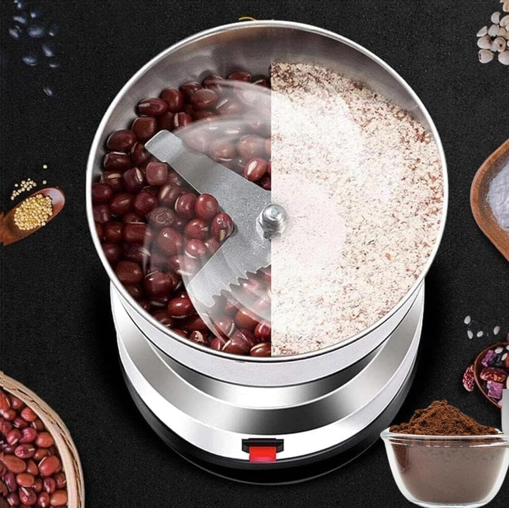 Stainless Steel Electric Coffee Grinder & Mixer