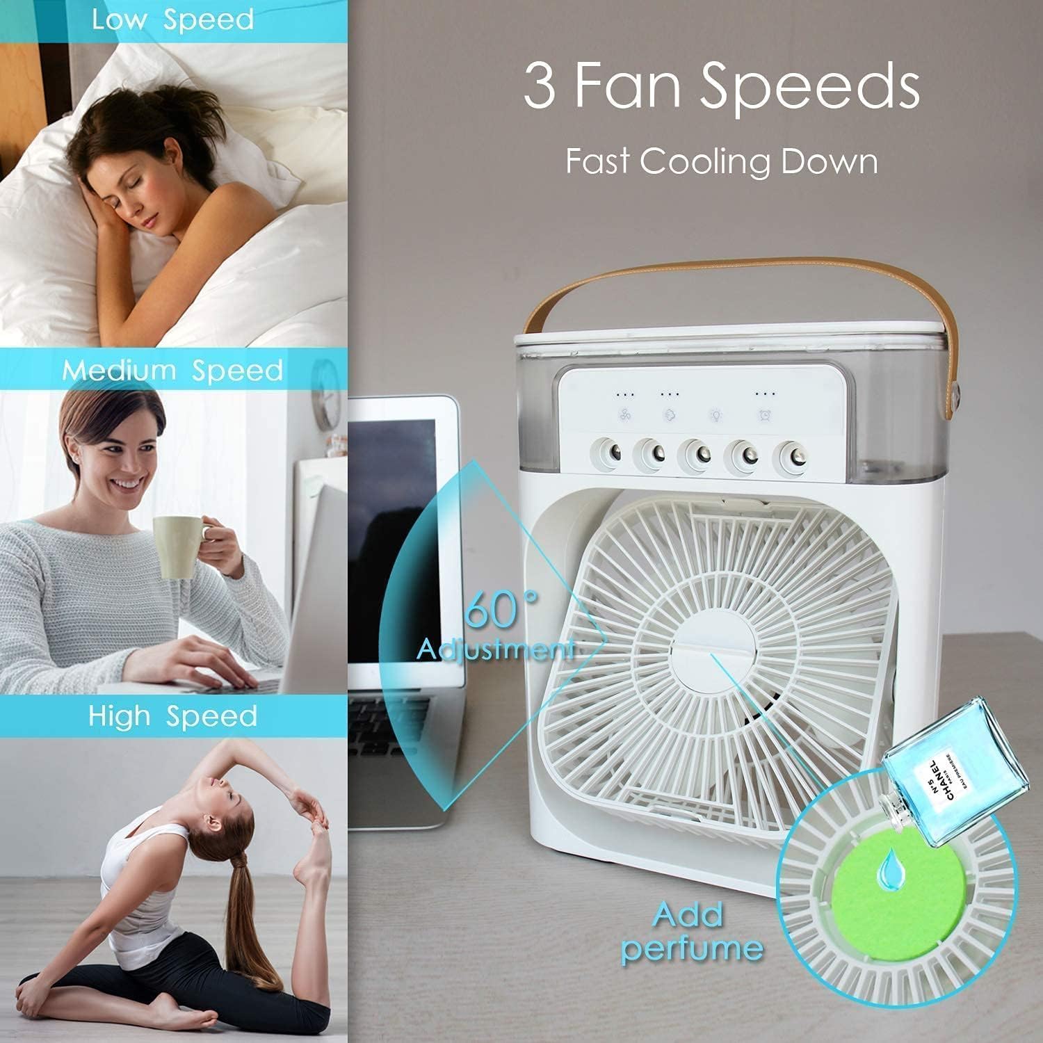 Small Cooler For Room Mini Portable Air Conditioner