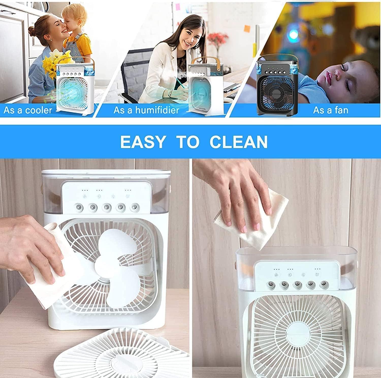 Small Cooler For Room Mini Portable Air Conditioner