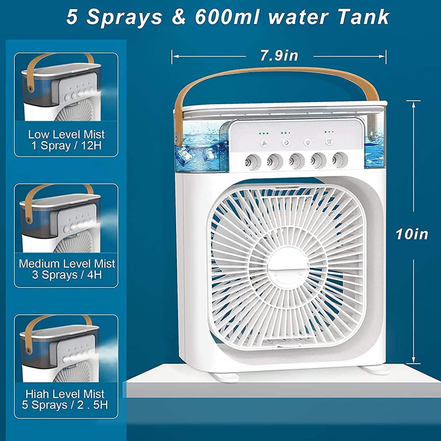 Small Cooler For Room Mini Portable Air Conditioner