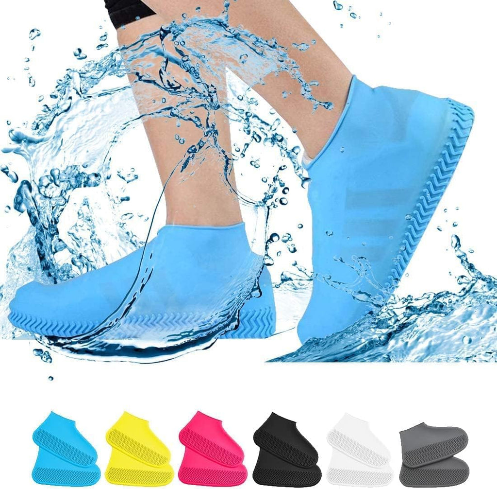 Waterproof Reusable Silicone Shoe Covers (1 Pair) Size -L