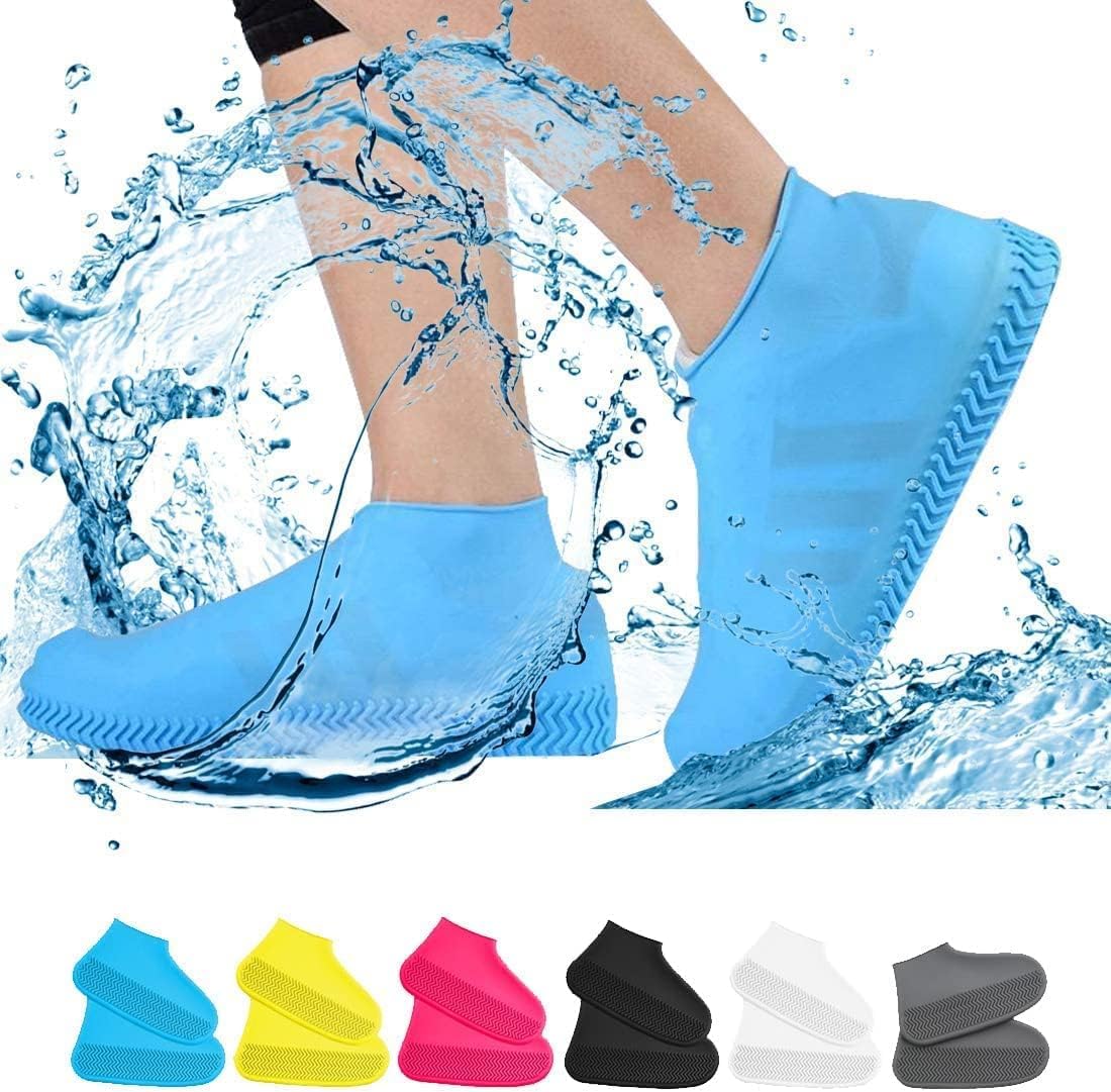 Waterproof Reusable Silicone Shoe Covers (1 Pair) Size -L