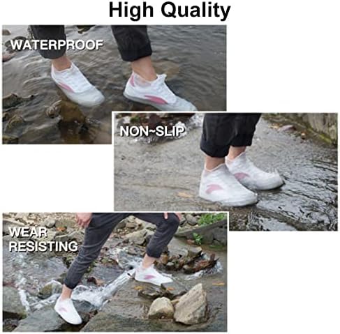 Waterproof Reusable Silicone Shoe Covers (1 Pair) Size -L